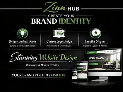 Create A Standout Business Name Logo Slogan And Web Design For Your Brand