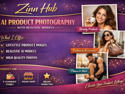 create ai product photography with realistic model lifestyle product images