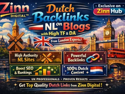 Create Dutch backlinks on NL blogs with high TF DA from London experts