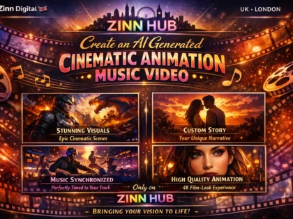 create an ai generated cinematic animation music video