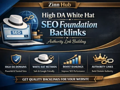 high da white hat SEO foundation backlinks authority link building