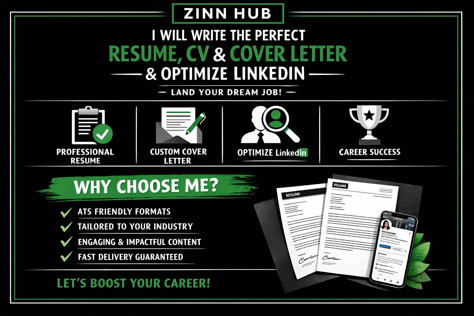 Write The Perfect Resume, Cv, Cover Letter And Optimize Linkedin 1 Write The Perfect Resume