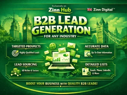 Provide B2B Lead Generation For Any Industry