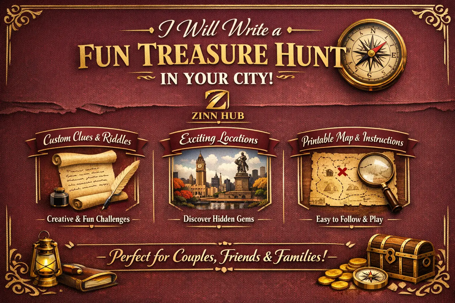 Write A Fun Treasure Hunt In Your City 1 Write A Fun Treasure Hunt In Your City