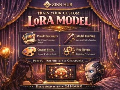 train a custom lora model
