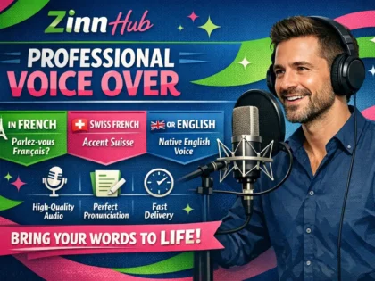 Record A Male Voice Over In French, Swiss French Or English 2 Record A Male Voice Over In French