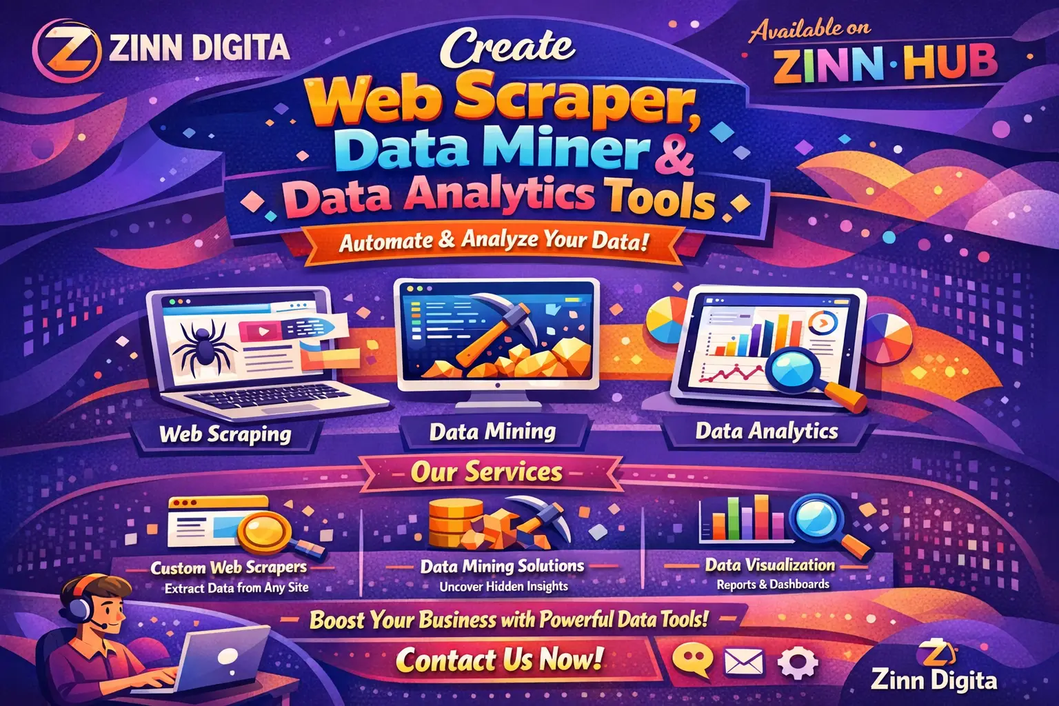 Create Web Scraper , Data Miner And Data Analytics Tools 1 Create Web Scraper