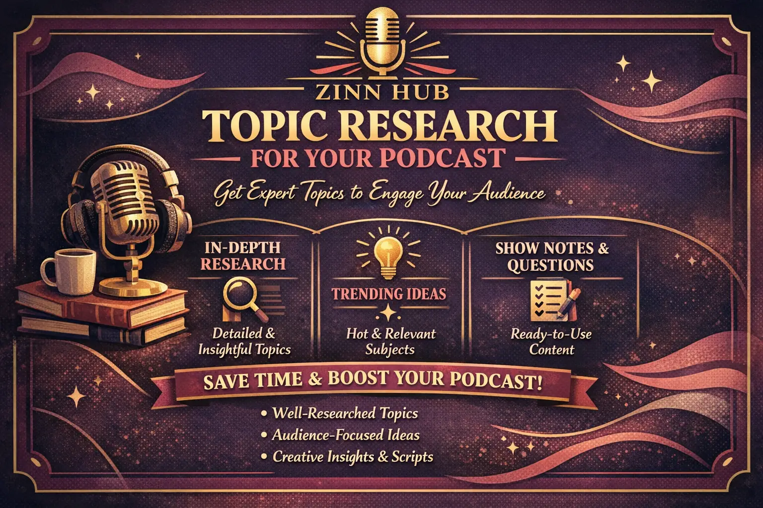 Provide Topic Research For Your Podcast 1 Provide Topic Research For Your Podcast