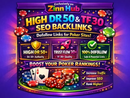 Do High Dr 50 And Tf 30 Seo Dofollow Backlinks For Poker Sites