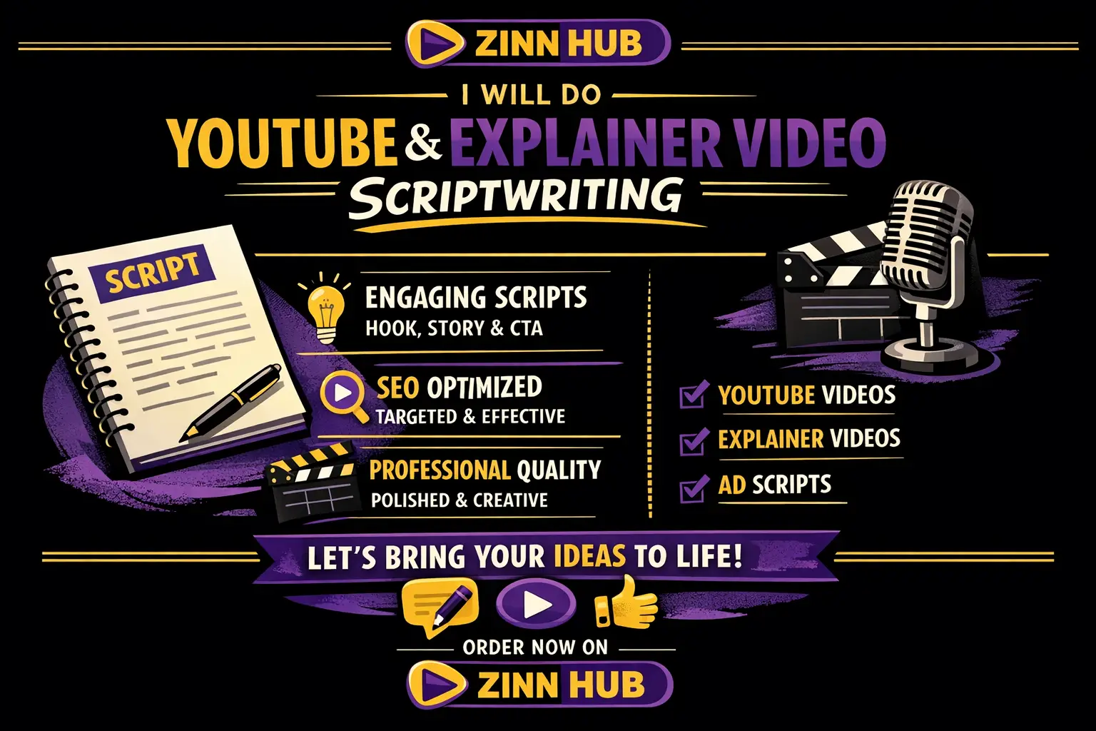Do Youtube And Explainer Video Scriptwriting 1 Do Youtube And Explainer Video Scriptwriting