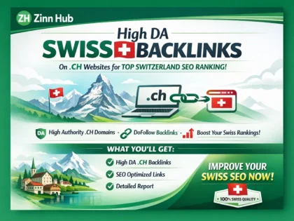 Do High Da Swiss Backlinks On Ch Websites For Top Switzerland Seo Ranking