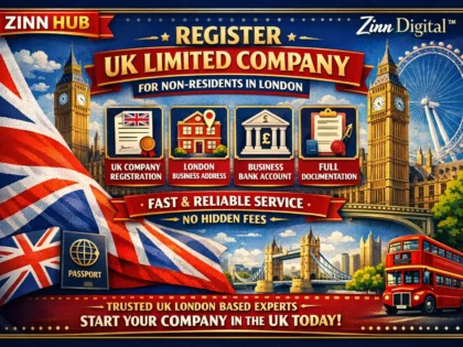 Register UK Limited Company for Non-Residents in London with Zinn Digital ™