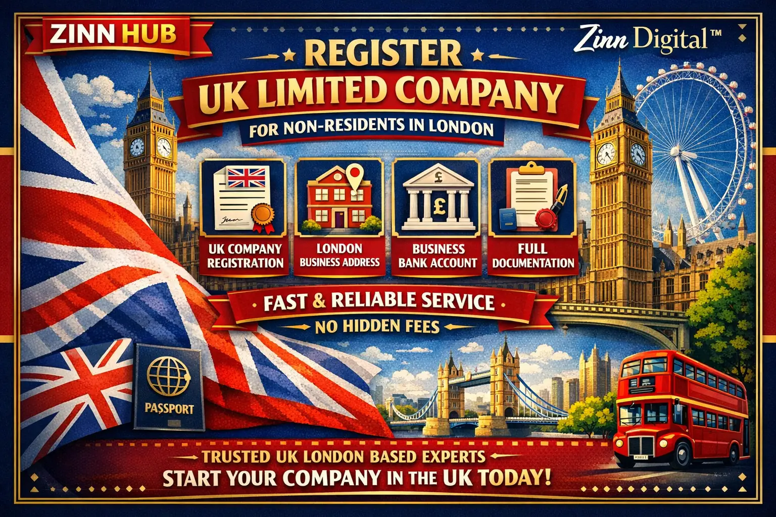 Register Uk Limited Company For Non-Residents In London With Zinn Digital ™ 1 Register Uk Limited Company For Non-Residents In London With Zinn Digital ™