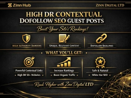 High Dr Contextual Dofollow Seo Guest Post Backlinks To Boost Your Site'S Rankings