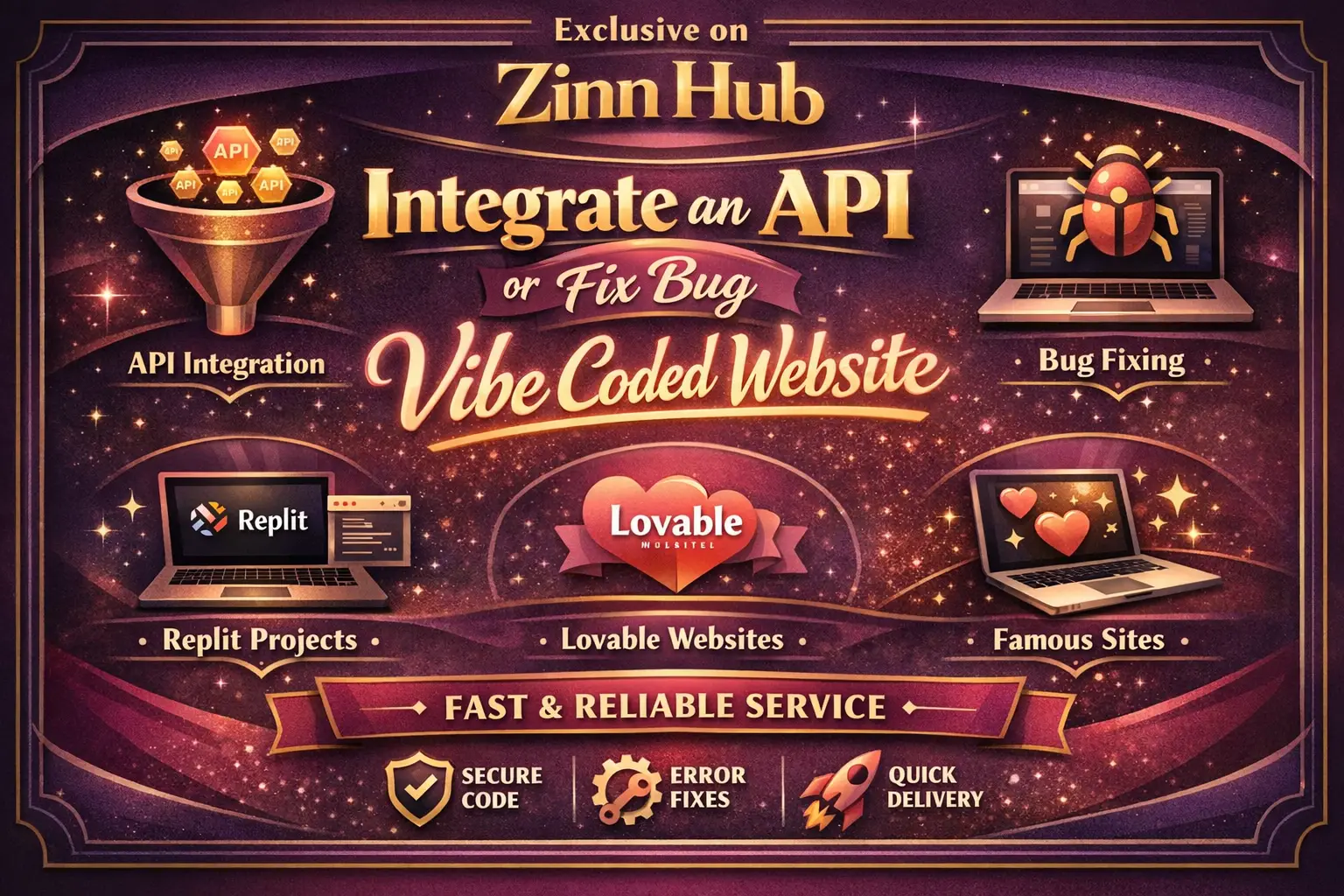 Integrate An Api Or Fix Bug On Your Vibe Coded Website Replit, Lovable, Famous 1 Integrate An Api Or Fix Bug On Your Vibe Coded Website Replit