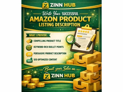 write your successful amazon product listing description