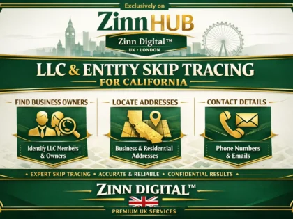 Do Llc And Entity Skip Tracing For California