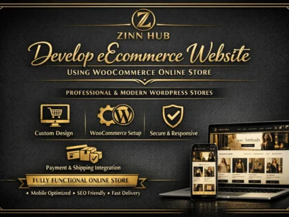 develop ecommerce website using woocommerce online store