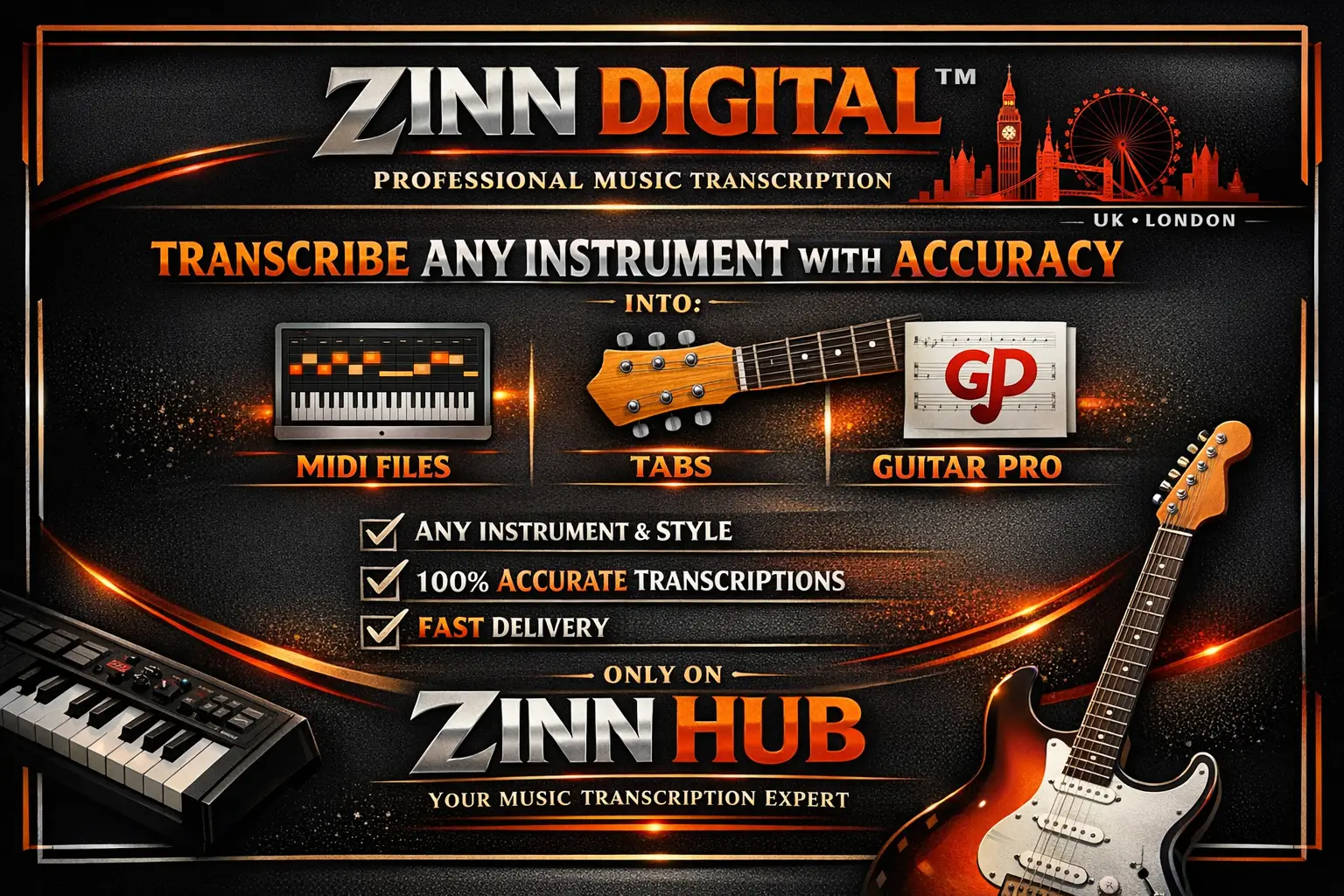 Transcribe Any Instrument With Accuracy Into Midi, Tab Or Gp 1 Transcribe Any Instrument With Accuracy Into Midi