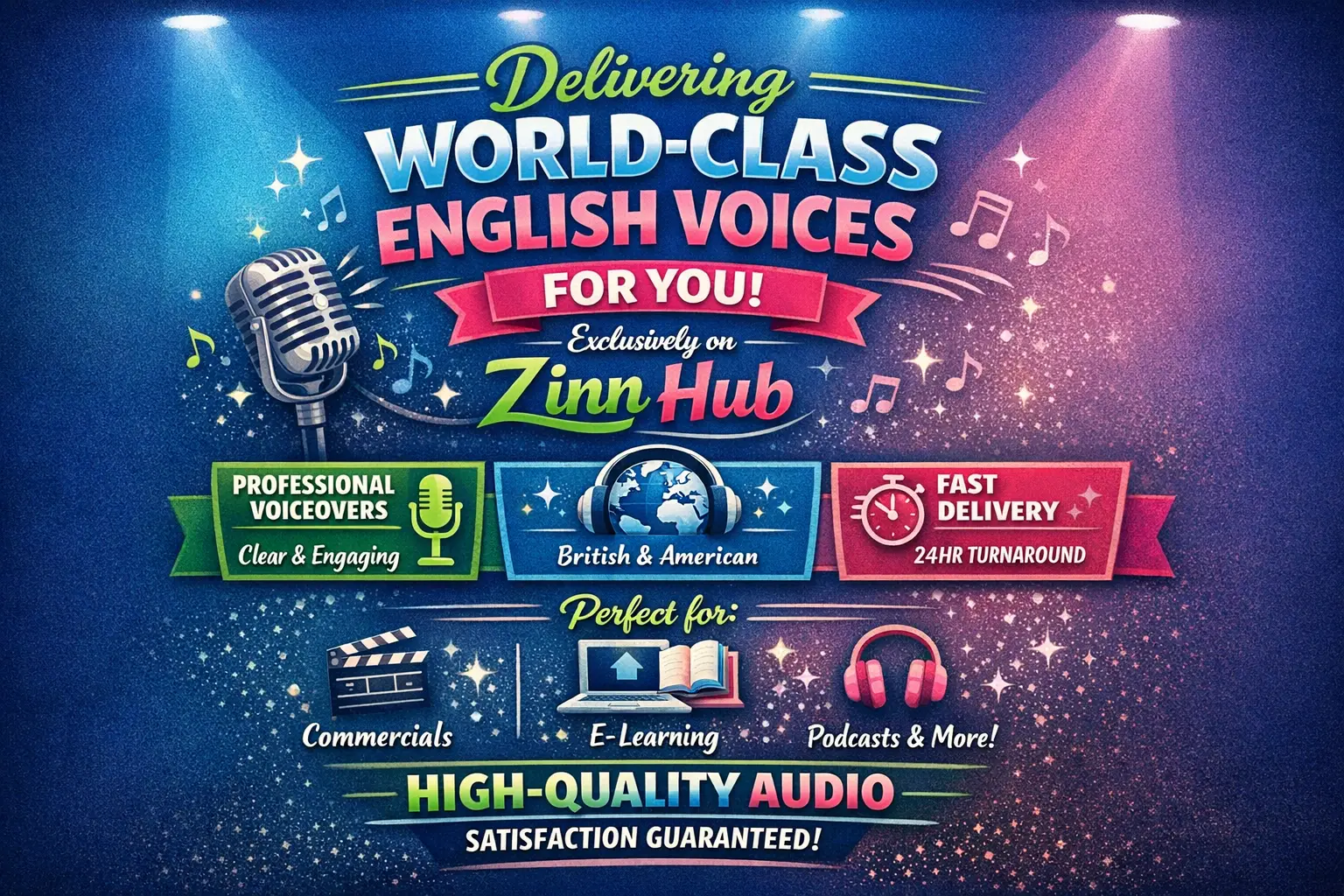 Deliver World Class Standard English Voices For You 1 Deliver World Class Standard English Voices For You
