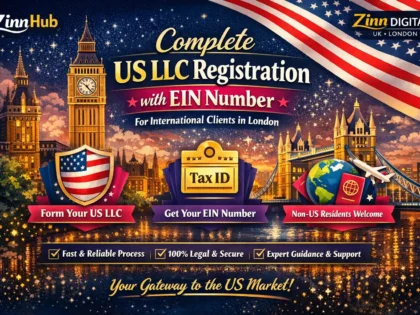Complete US LLC Registration with EIN Number for International Clients in London