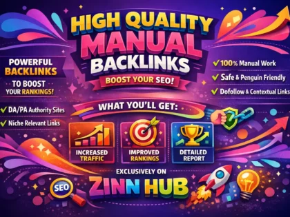 Create High Quality Manual Backlinks For Boost Your Seo