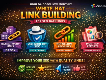Do High Da Dofollow Monthly White Hat Off Page Link Building For Seo Backlinks