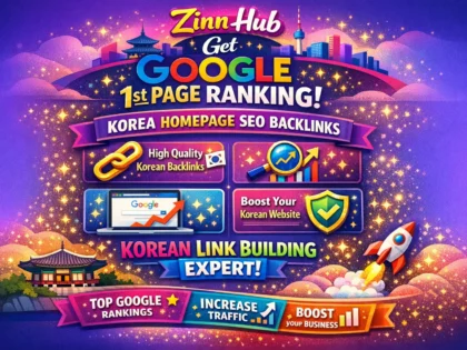 do google 1st page ranking with korea homepage SEO backlink korean link building