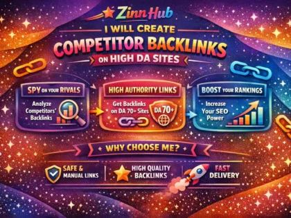 create competitor backlinks on high da site