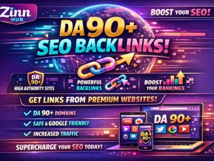 provide da 90 plus SEO backlinks from high authority websites
