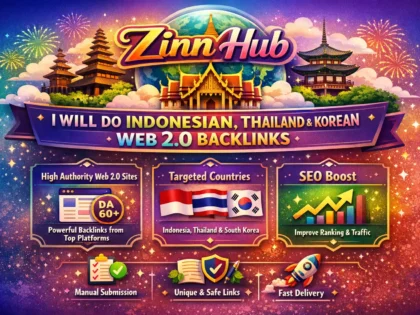 Do Indonesian Thailand Korean Web 2 0 Backlinks
