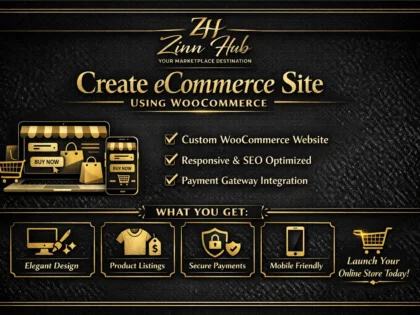 create ecommerce site using woocommerce