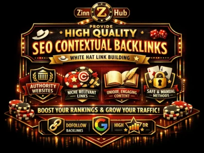 provide high quality SEO contextual backlinks with white hat link building