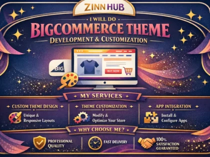 do bigcommerce theme development and customization