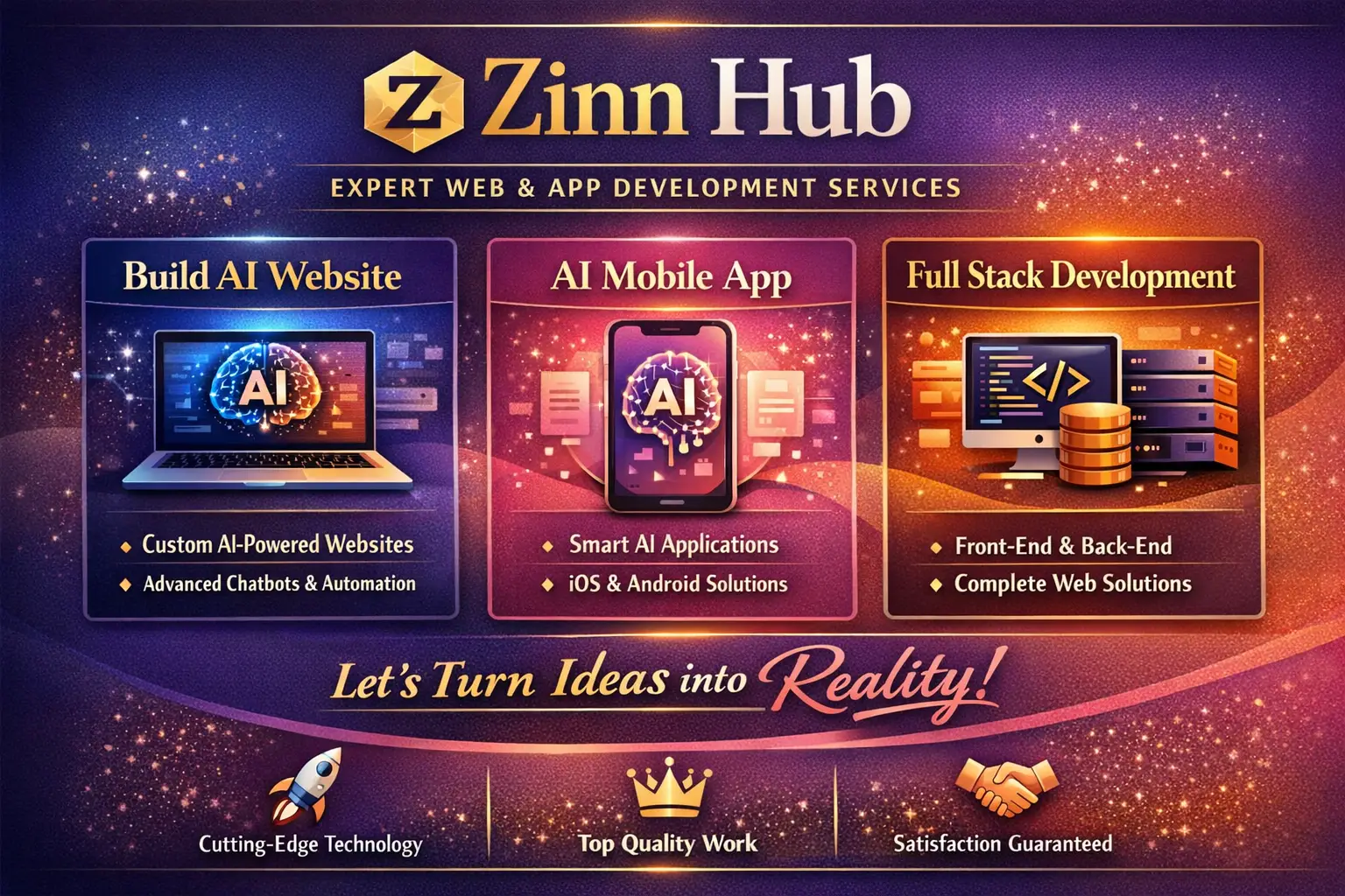 Build Ai Website, Ai Mobile App, Full Stack Website Development 1 Build Ai Website