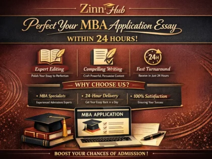 perfect your MBA application essay within 24 hours