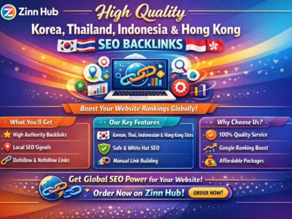 create high quality korea thailand indonesia hong kong seo backlinks