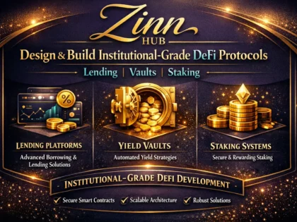 design and build institutional grade defi protocols lending