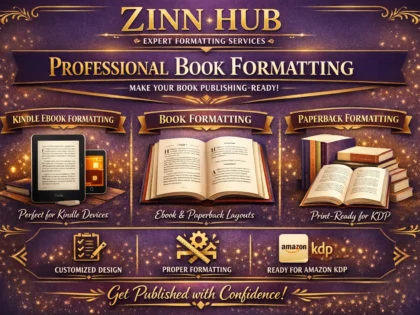 kindle ebook formatting