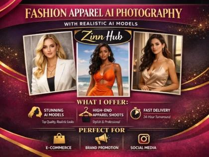 do fashion apparel ai photography with realistic ai models