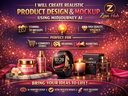 create realistic product design n mockup using midjourney ai