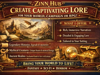 create a piece of lore for your world