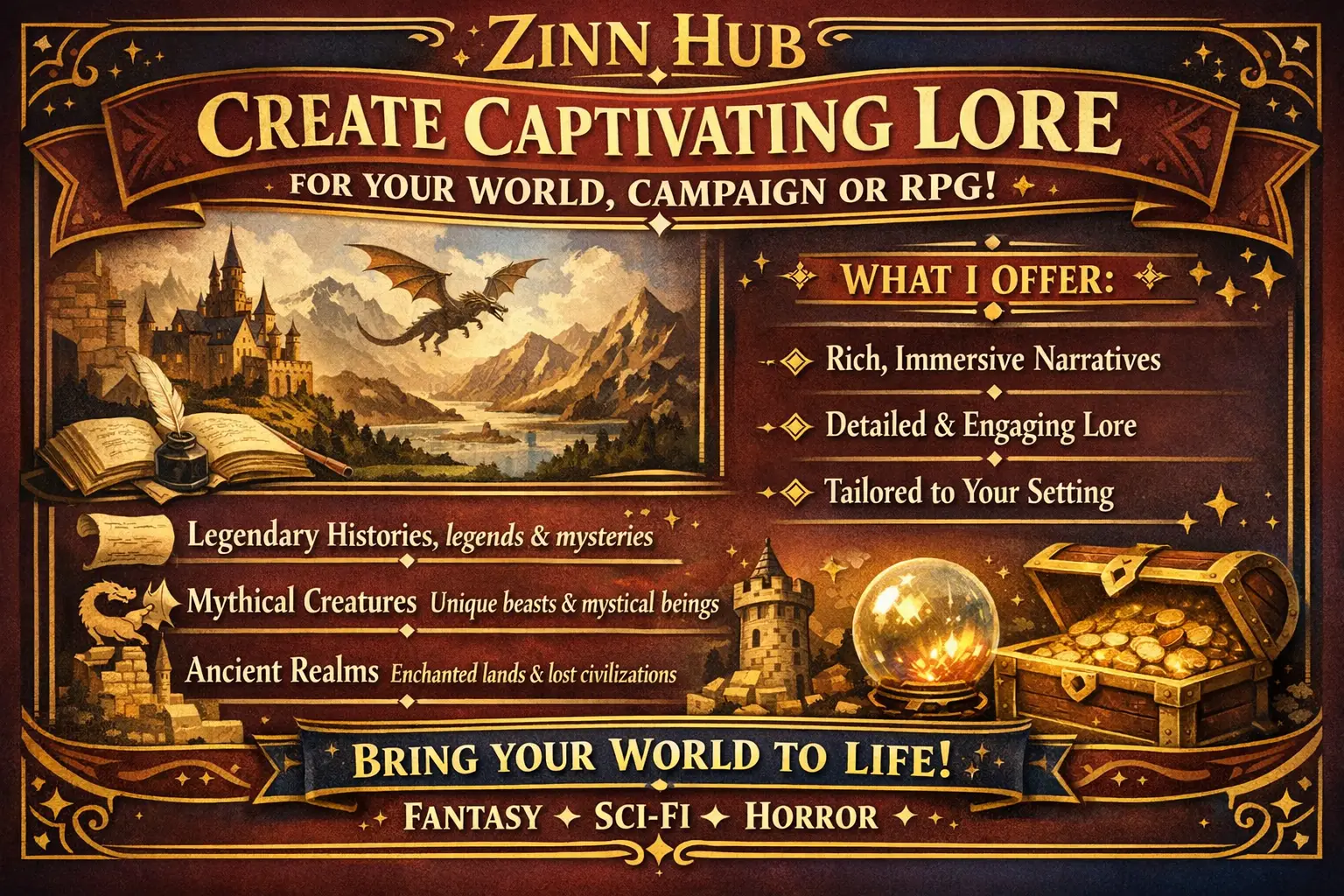 Create A Piece Of Lore For Your World, Campaign Or Rpg 1 Create A Piece Of Lore For Your World