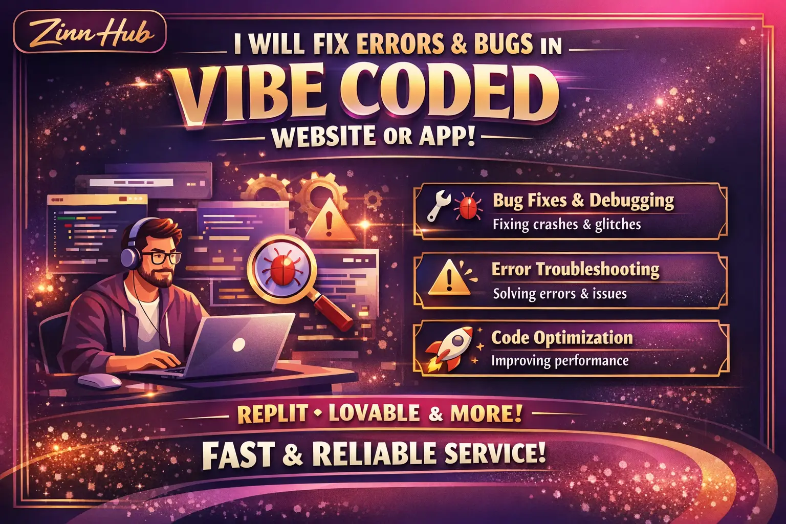 Fix Errors And Bugs In Your Vibe Coded Website Or App Replit, Lovable, Etc 1 Fix Errors And Bugs In Your Vibe Coded Website Or App Replit