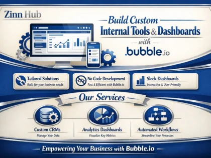 build custom internal tools and dashboards with bubble io