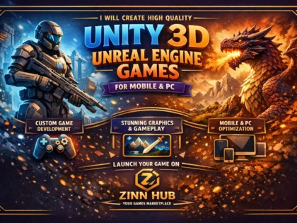 do high quality unity 3d or unreal engine games for mobile and PC