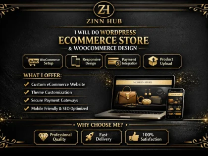 do wordpress ecommerce store website and woocommerce store design