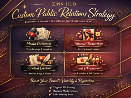 execute a custom built public relations strategy