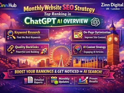 Monthly Website Seo Strategy For Top Ranking In Chatgpt Ai Overview