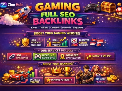 do gaming full SEO korean thailand cambodia indonesia singapore backlinks